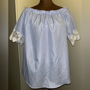 Kontrol Contemporary Off-Shoulder Blouse